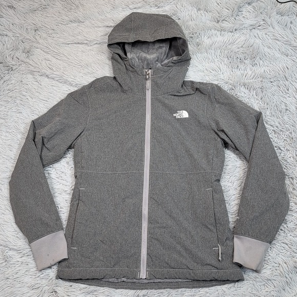 The North Face Jackets & Blazers - The North Face Jacket Womens S Gray Zip Up Pockets Gorpcore Hoodie Fleece Lined